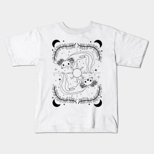 Axolotl universe Kids T-Shirt